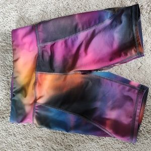 Colorful bike shorts